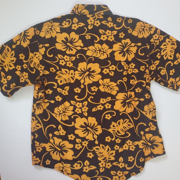 Fear and Loathing in Las Vegas Raoul Duke (Hawaiian) Gold & Black Shirt (Large) - Picture 5 of 8